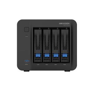 海康威視 H304 4盤位NAS網絡存儲服務器 企業私有網盤/旗艦版/8T（4*2T）機械硬盤